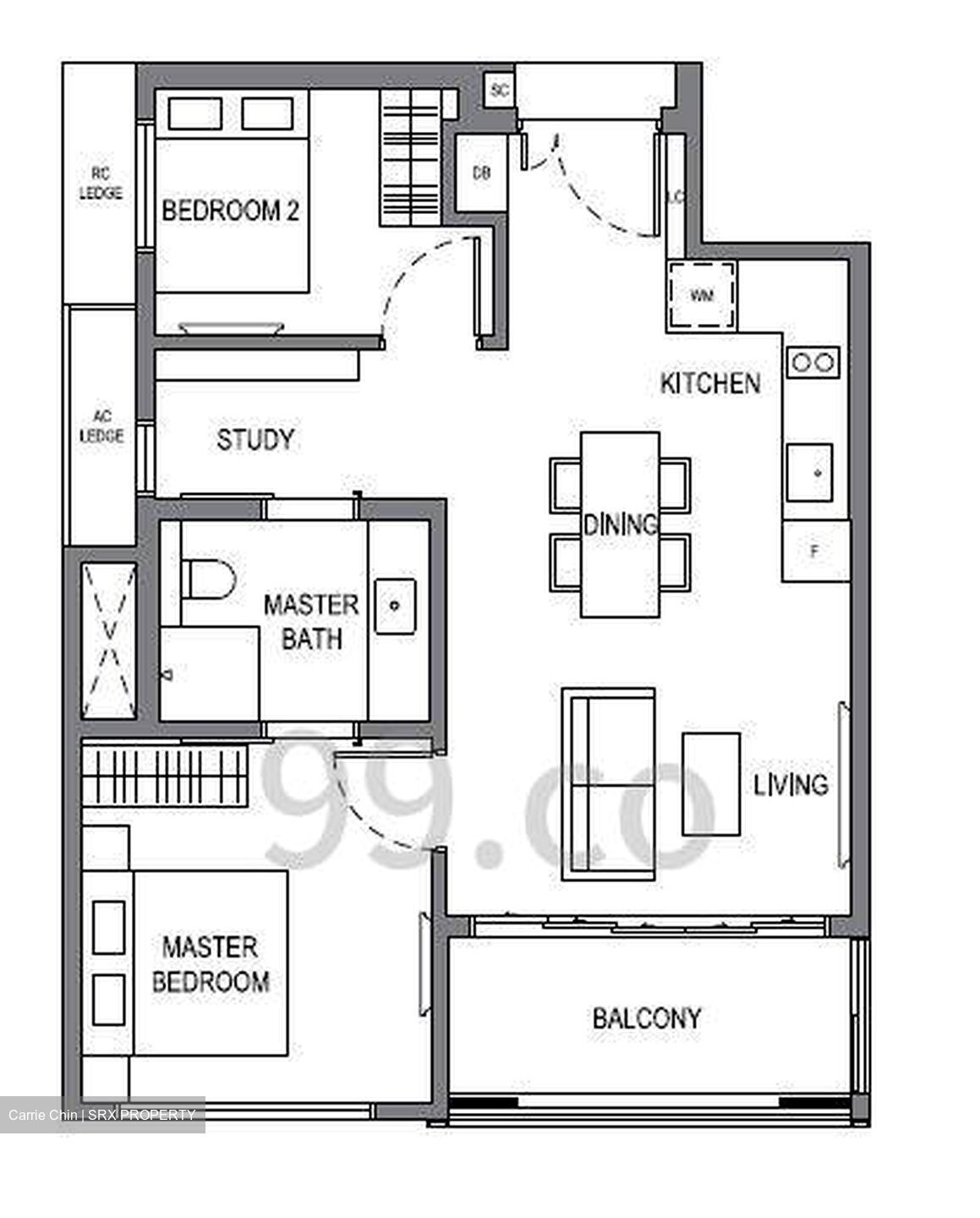 Parksuites (D10), Apartment #607543681
